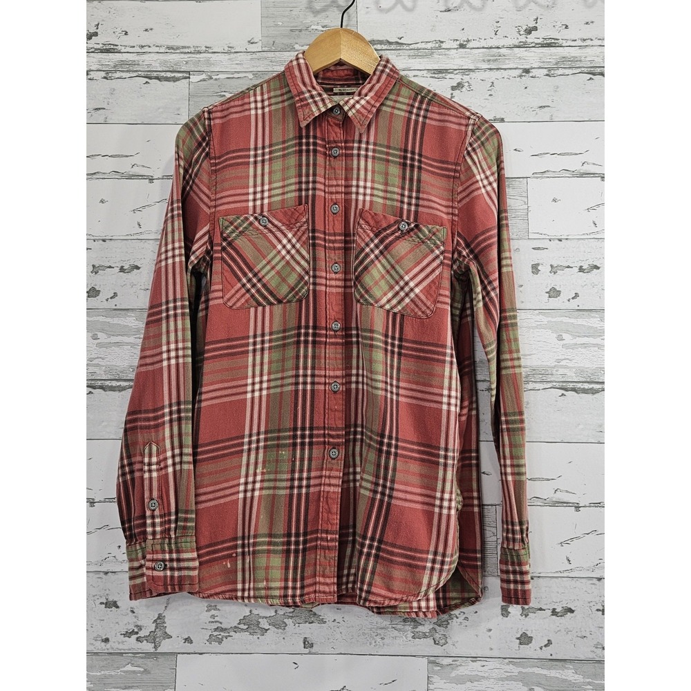 Denim Supply Ralph Lauren Worn-out Flannel Button Up shirt Womens Medium